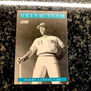 Barry Larkin Score 1991 Dream Team Series #888 baseball card!!!